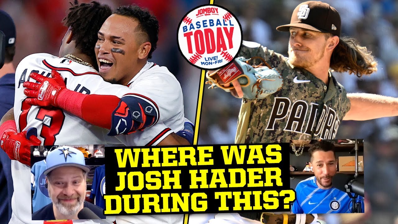 Where was Josh Hader while Atlanta walked off the Padres