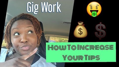 How to Increase Your Tips $$$ | Gig Work #WalmartSpark #UberEats #Doordash