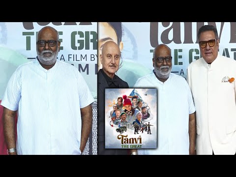 M.M. Keeravani, The Oscar-Winning Composer Attends The Grand Premiere Of 'Tanvi The Great' Film