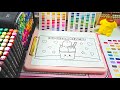 ASMR satisfying coloring 😌 icecream 🍦 relaxing 🎶