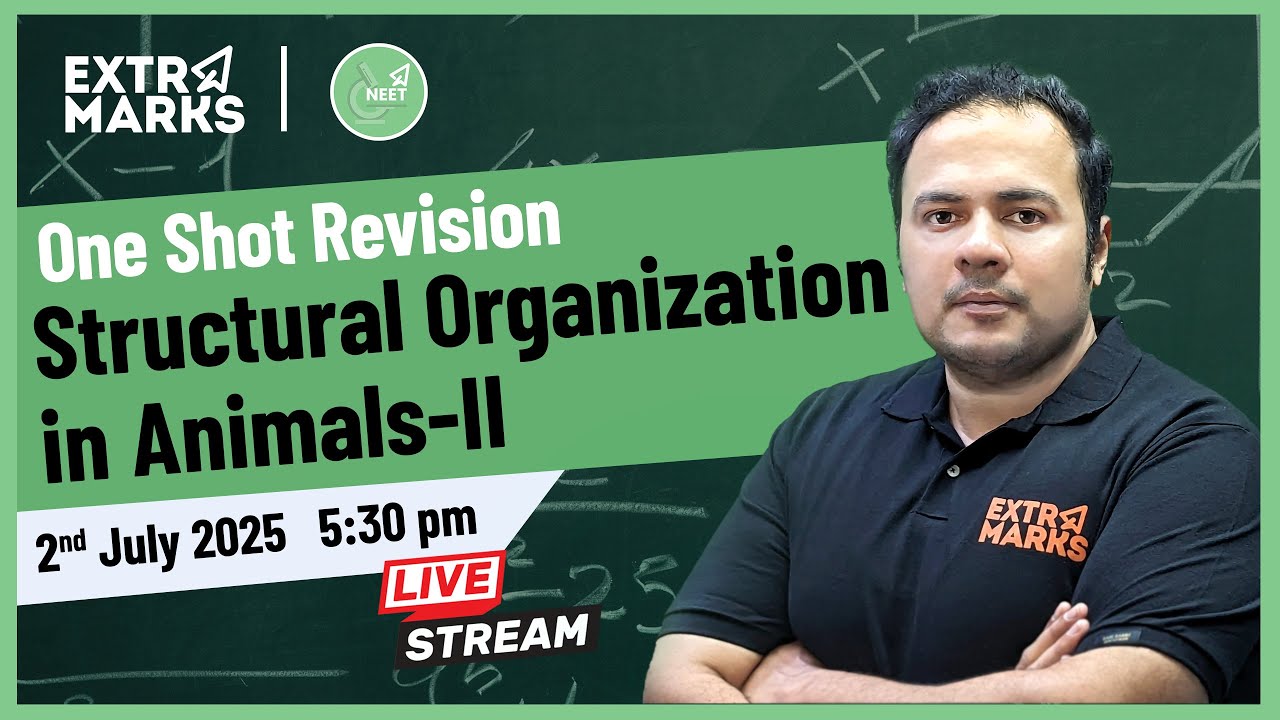 Structural Organisation in Animals II: NEET 2026 | One-Shot Revision ...