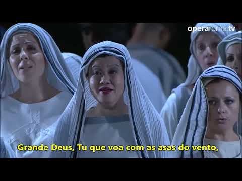 Ópera Nabuco de Giuseppe Verdi com legendas em Português