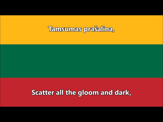 National Anthem of Lithuania (English translation) class=