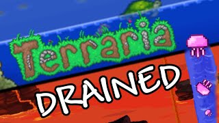 Ocean Biome DRAINED to the Underworld (Terraria version 1.1.2) featuring commentary!