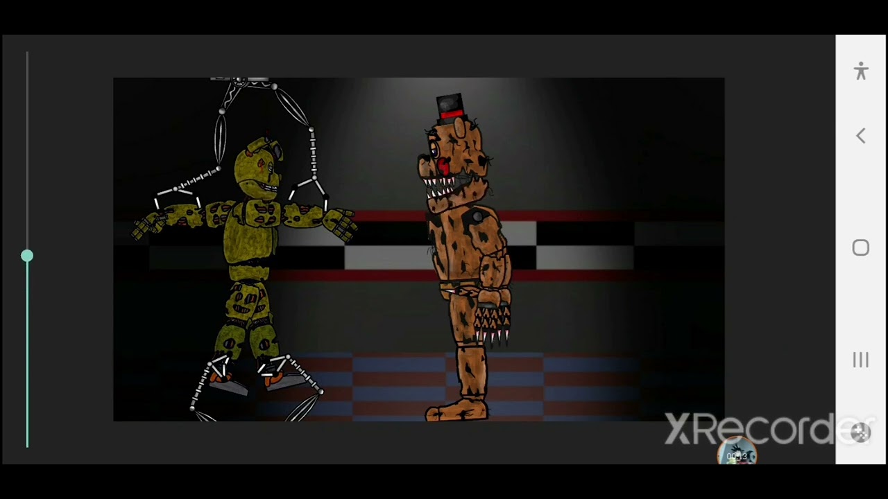 рисуем мультфильмы 2 фнаф часть 2 конец - YouTube