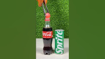 Experiment : 1000°C RHCB Vs Coke+Sprite #satisfying #experiements #asmr #coke #sprite e