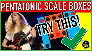 A SIMPLER Way To SEE & REMEMBER The 5 Pentatonic Scale Boxes On Guitar