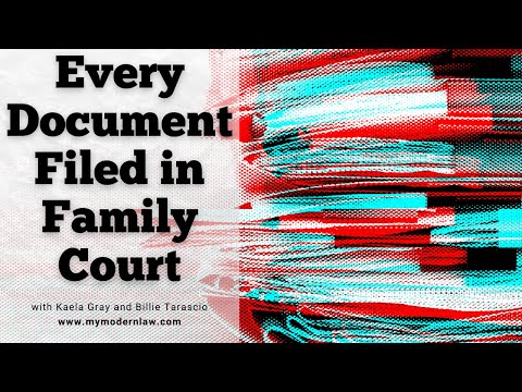 Every Document Filed In Family Court