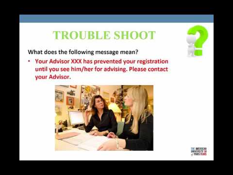 AUP Online Course Registration Guide