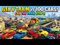 GTA 5 LIVE | Train vs 100 Luxury Cars 😱🔥 कौन बचेगा?