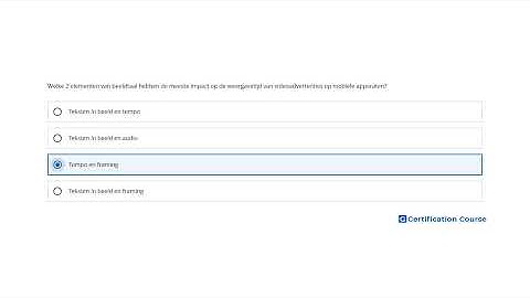 Welke 2 elementen van beeldtaal hebben de meeste impact op de weergavetijd van videoadvertenties op