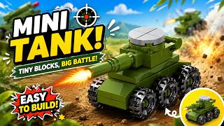 Building A Mini Lego Tank That Actually Fires