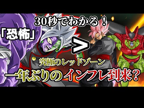【ドッカンバトル】30秒で分かる一年ぶりのインフレ到来？【比較】