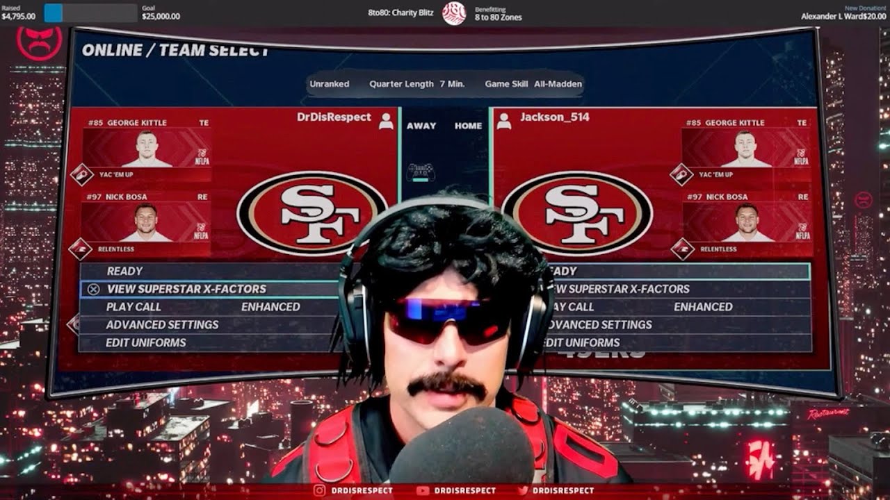 DrDisRespect Vs Steve Young & Jerry Rice | Madden 21 | 11 Interceptions thrown