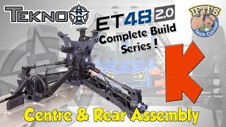 #12 Tekno ET48 2.0 E-Truggy - BUILD SERIES - Kit Bag K : Centre & Rear Assembly