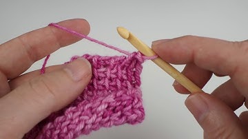 Tunisian Slip Stitch Bind Off