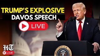 Donald Trump Live | US President Trump's Explosive Remarks on Greenland | WEF 2026 | NATO | Europe