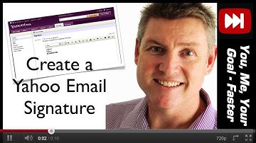 How to create an email signature in Yahoo Mail