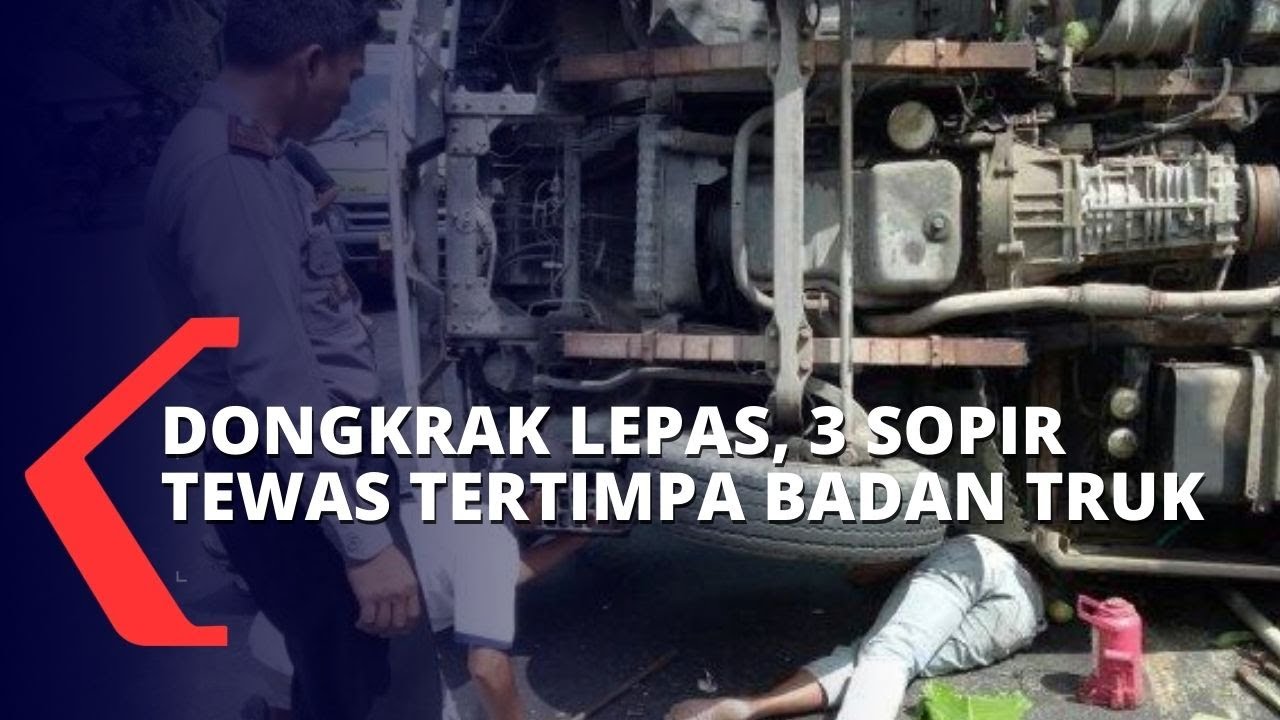 Dongkrak Lepas Saat Ganti Ban, 3 Sopir Tewas Tertimpa Badan Truk di Tol Purbaleunyi