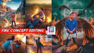Picsart Realistic Fire boy editing - Creative fire wings edit - Reyaz editing - picsart new style screenshot 4