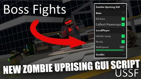 NEW Zombie Uprising GUI Script! | Instant Kill Aura | One Shot All Zombies!