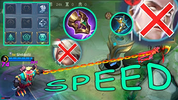 THE SPEED IS THE KEY - FRANCO BEST BUILD, EMBLEM SET, GAMEPLAY MONTAGE, 2022 #mlbb best by Sh4doW
