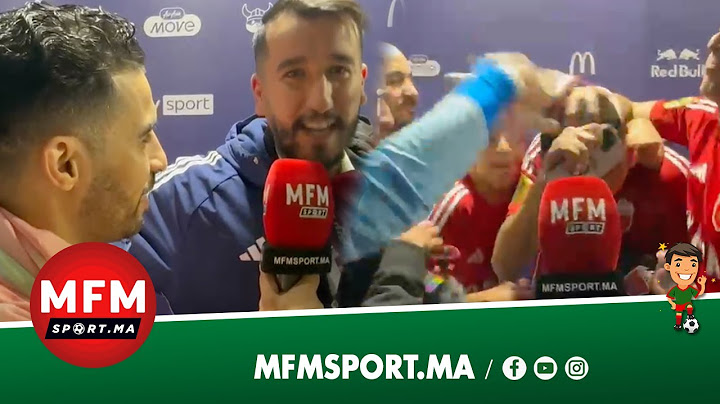 ستفزونا مريكان..بوصوفة داير دور صحافي ولولا الظروف كيشكر إلياس والشعب وشبيه امرابط لي جا بسم الله
