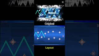 A Bizzarre Phantasm: Original vs Layout with Hitboxes. #geometrydash #comparison