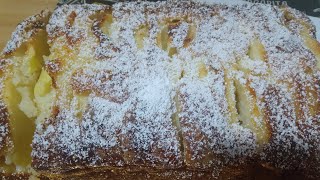 Pan di spagna alle mele😋 miii... Ciavuro!!! #food #cooking #recipe 