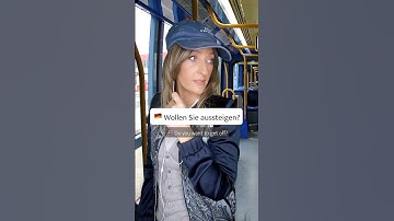 Everyday German - What to say if you want to get off a crowded Bus