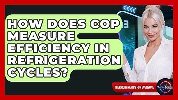 How Does COP Measure Efficiency In Refrigeration Cycles? - Thermodynamics For Everyone