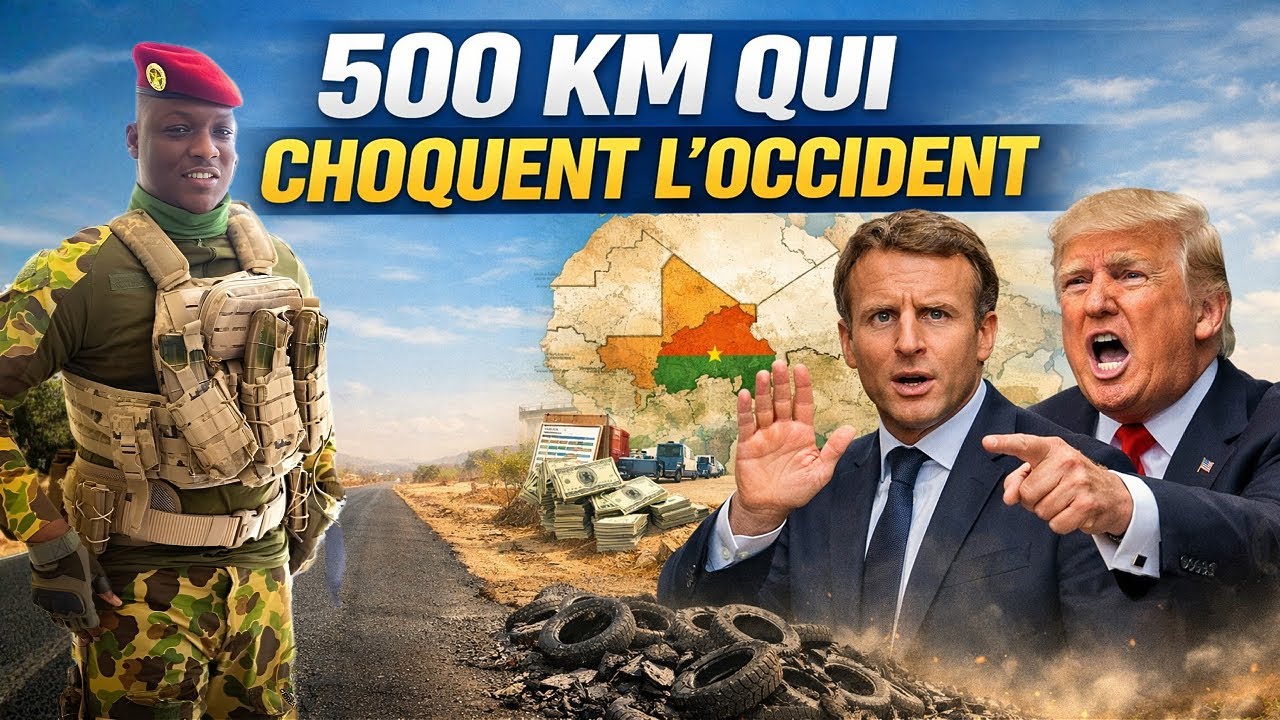 Ibrahim Traoré : le pari choc des 500 km de routes qui inquiète la France et l’Occident