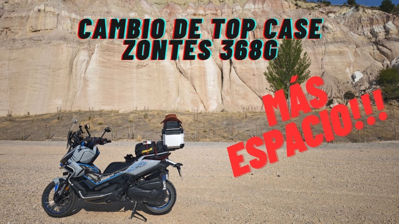 CAMBIO DE BAÚL / TOP CASE A LA ZONTES 368G