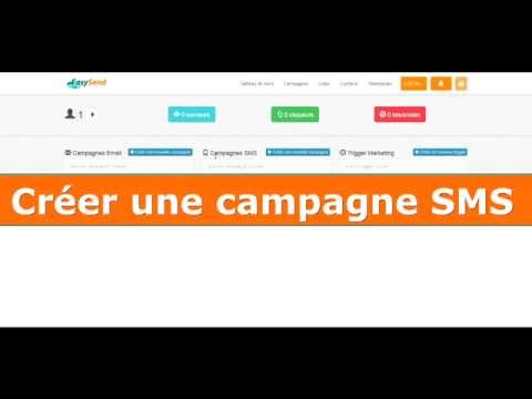 Créer une campagne SMS - Vidéo Tutoriel Easysend