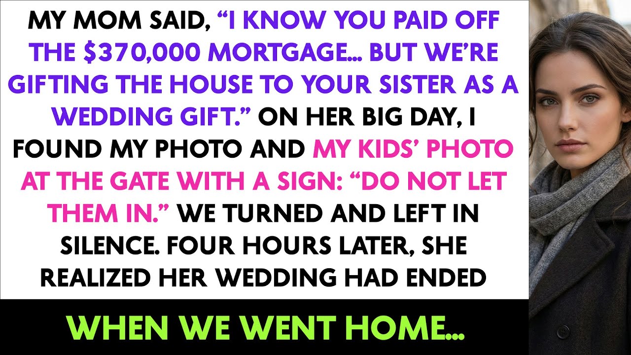 My Mom Said, “I Know You Paid Off The $370,000 Mortgage...But We’re Gifting The House To Your Sister