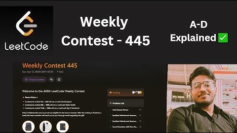 Leetcode Weekly - 445 | A - D Explained ✅