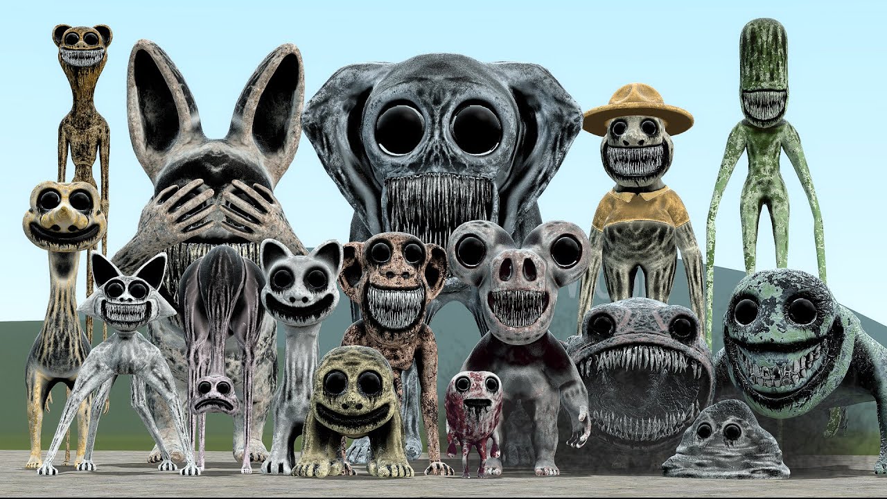 NEW ALL ZOONOMALY MONSTERS FAMILY In Garry's Mod! - YouTube