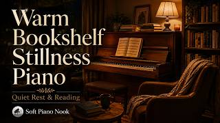 Warm Bookshelf Stillness Piano | Soft Piano for Reading & Quiet Rest