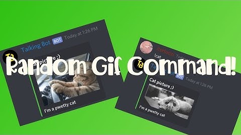 Random Gif Command - Discord Bot