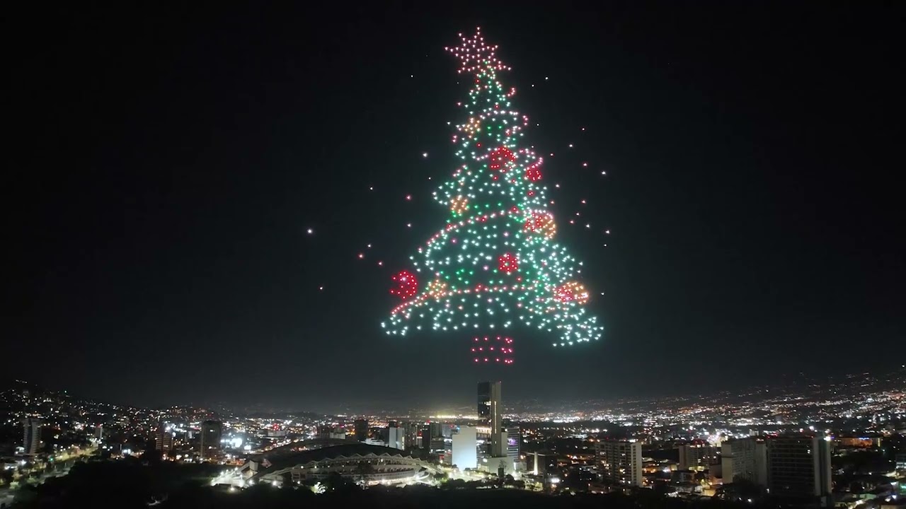 Show de drones en Costa Rica: BAC Festival de la Luz