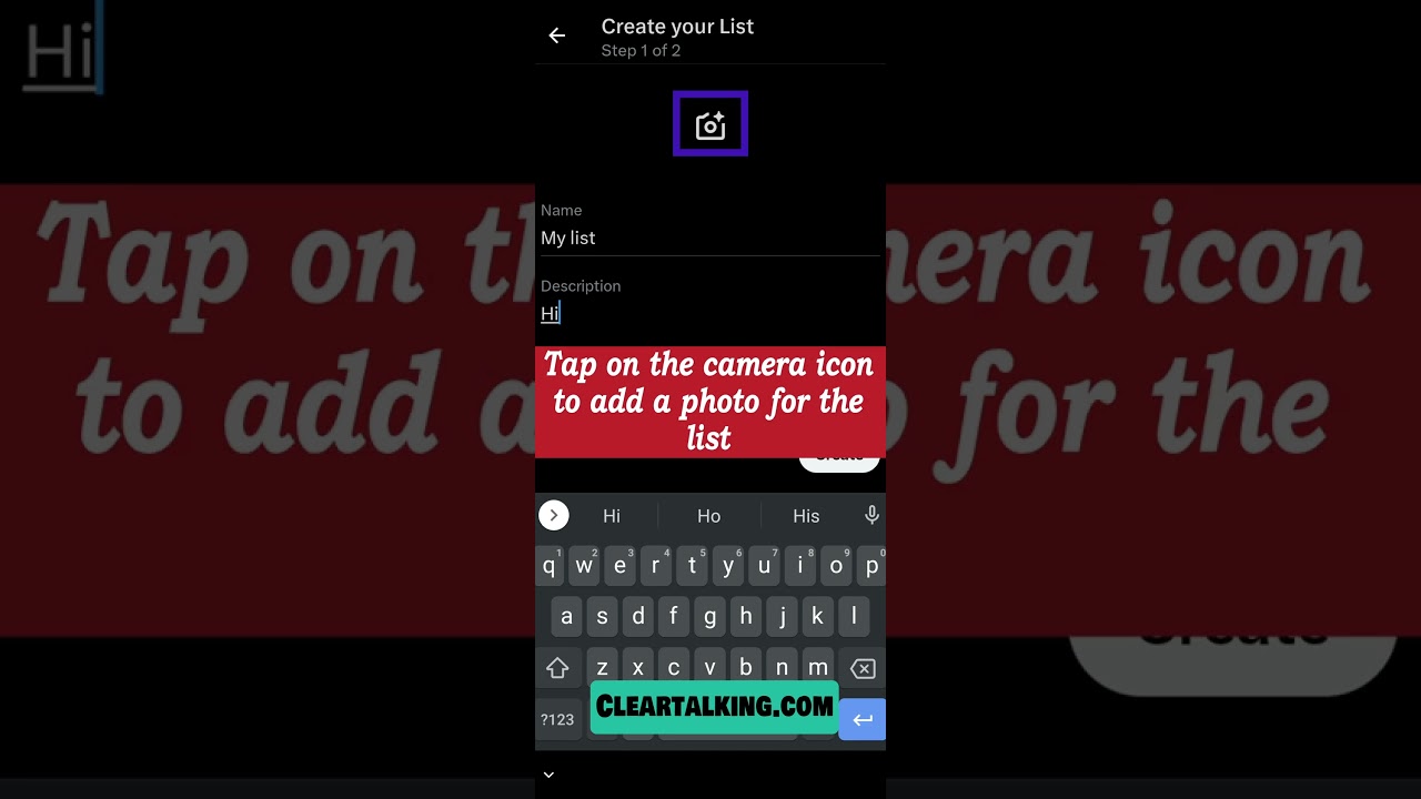 How can you Create a New List on Twitter Mobile? 