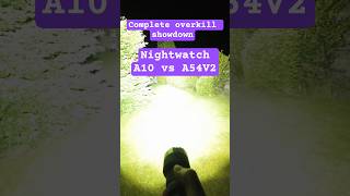 Ultimate pocket sun battle: Nightwatch A10 vs A54 V2 #flashlight #edc