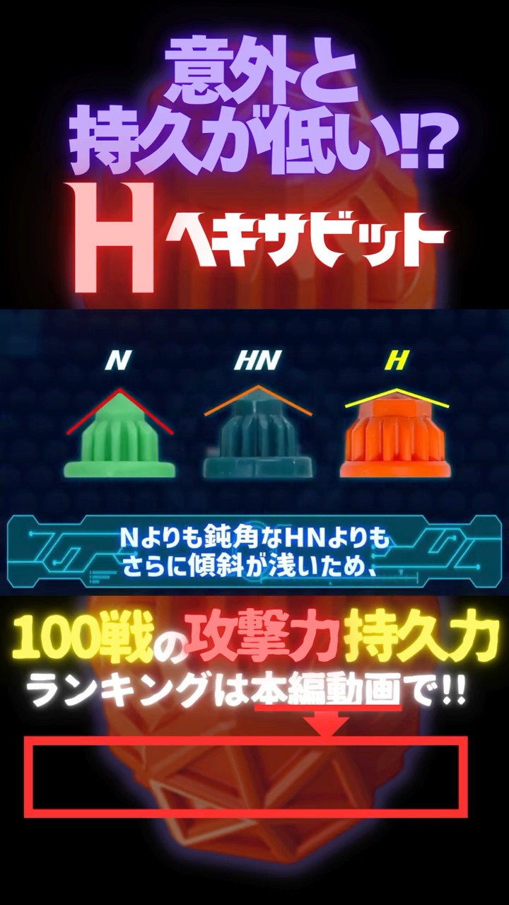 公式では教えない】Hビットの持久力と攻撃力を徹底検証!!#ベイブレード