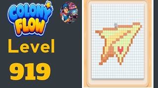 Colony flow level 919  solution and walkthrough 