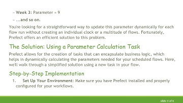 Update Parameters Dynamically for Scheduled Prefect Flows