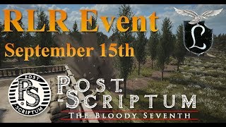 Post Scriptum - RLR Event, September 15th  - Lehr & Inf.Reg.Nr.9 vs 7th Armoured Div.