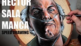 Speed drawing Hector Salamanca - Breaking Bad