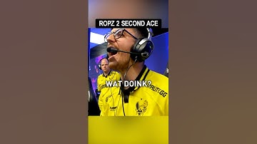 ropz 2 second ace #cs2 #counterstrike #csgo #vitality #zywoo #ropz #apex #mezii #flamez #s1mple
