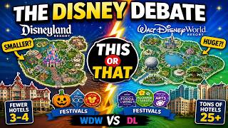 This or That: Walt Disney World vs Disneyland — The Disney Debate Gets Real!