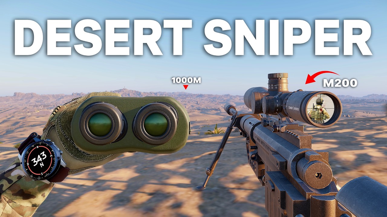 Sniping ENEMY Players in the DESERT! - ARMA Reforger